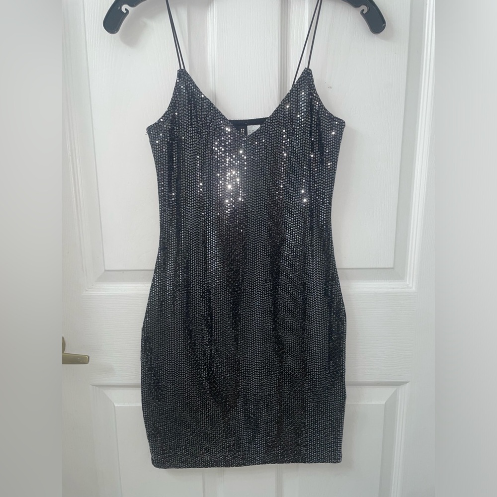 H&M Disco Ball Mini Dress